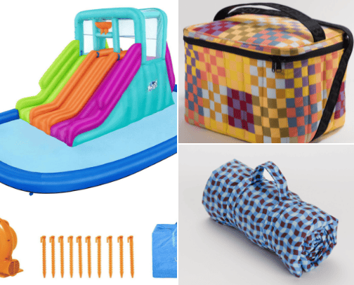 Things I need when it's hot outside/summer essentials 🏖️ cover photo collage