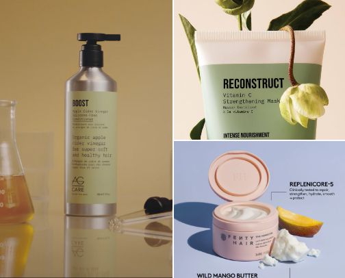 Hair care for curls + restoration cover photo collage