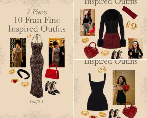 Dress Like Fran Fine ✨ My recommendations for 10 Outfits inspired by The Nanny 💕 cover photo collage