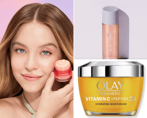 skin care🧴 cover photo collage