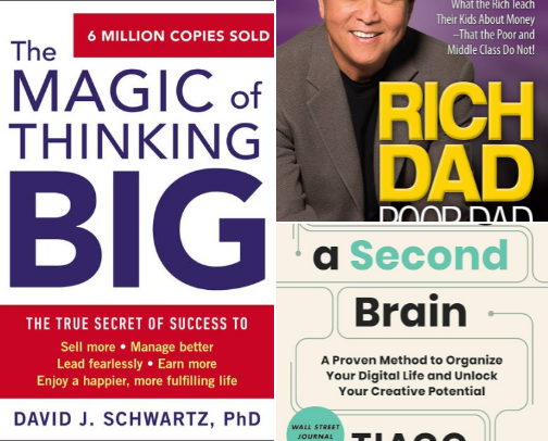The Best Books for Go-getters! cover photo collage
