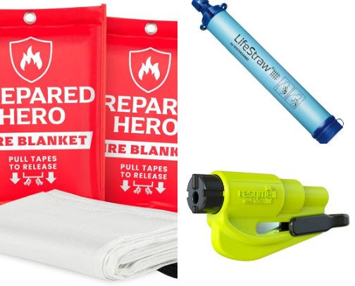 The Ultimate Emergency Kit Checklist cover photo collage