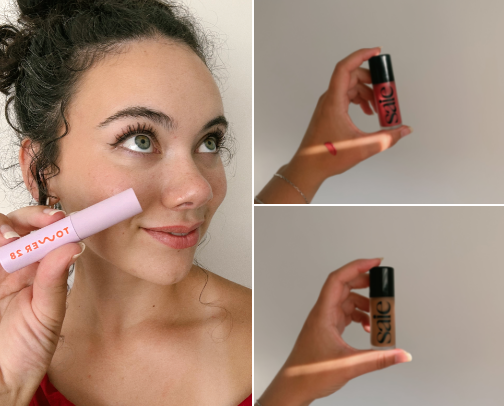The perfect "no makeup" makeup look cover photo collage