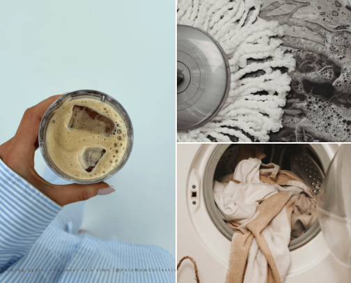 The Sunday Reset: A Calmer Week Starts Here cover photo collage