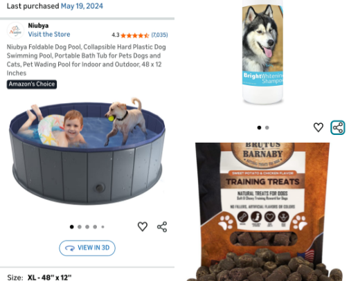 Fur baby goodies <3 cover photo collage