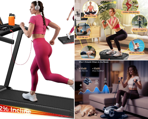 My Favorite Home Workout Equipment cover photo collage