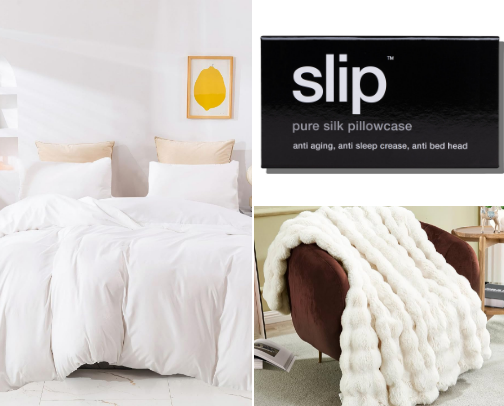 Things That Make Your Bed Look Like a Pinterest Photo🤍✨ cover photo collage