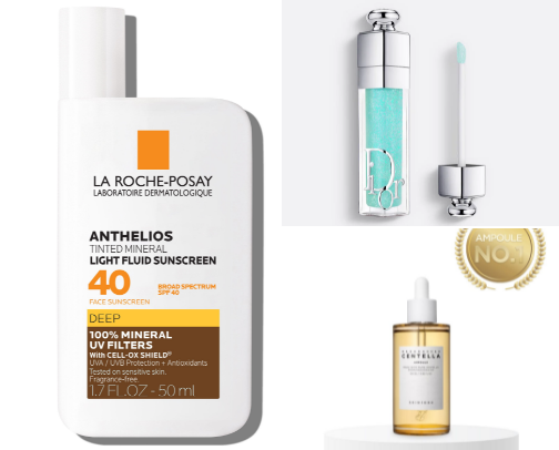 My favorite beauty recs cover photo collage