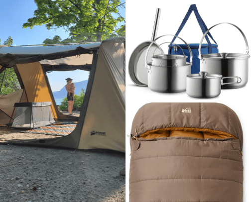 Camping favorites cover photo collage