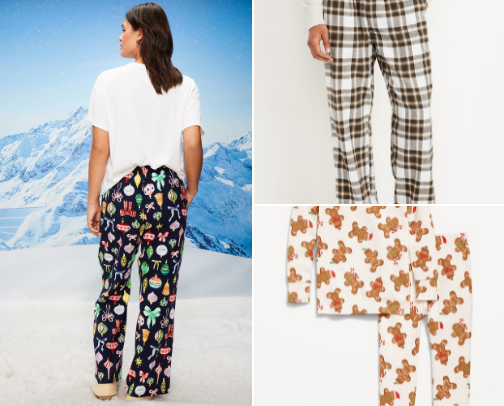 Matching Christmas Pajamas cover photo collage
