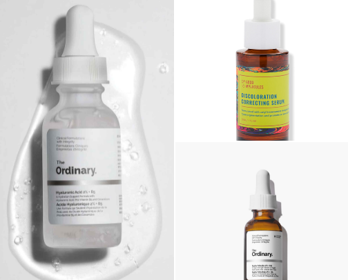 My skin’s healing era ‘‘serum edition'’ cover photo collage