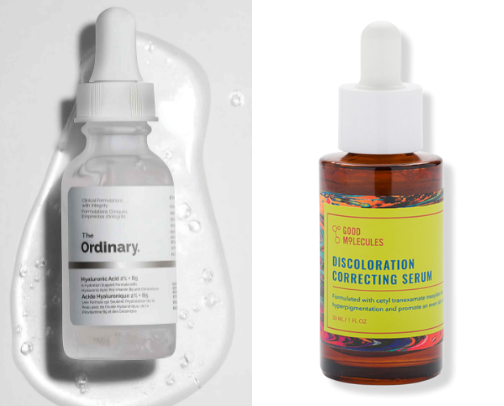 My skin’s healing era ‘‘serum edition'’ cover photo collage