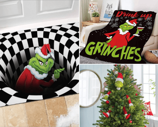 Grinch Christmas Fun cover photo collage
