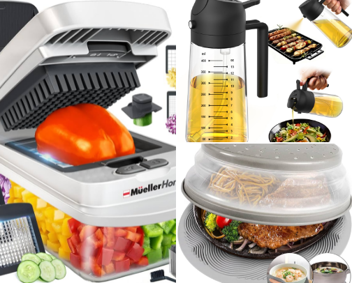 Kitchen products that make cooking easier cover photo collage