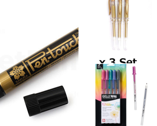 I Finally Found Gold Ink Pens That Make Handmade Cards Look Expensive cover photo collage