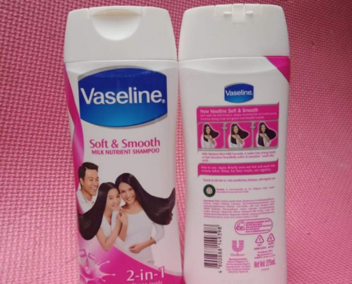 Vaseline Shampoo cover photo collage