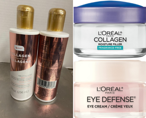 How I Get Glowing, Compliment-Worthy Skin Over 45 (For Under $20) ✨ cover photo collage