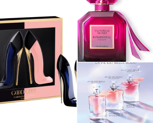 Parfume for women cover photo collage