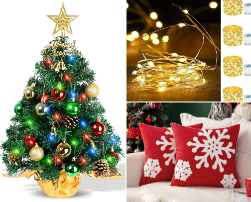 🎄✨ Budget Christmas Home Décor Finds Under $25 cover photo collage