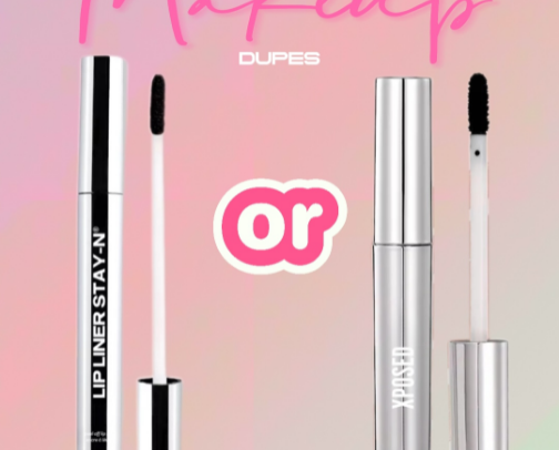 Liquid lip liner stains cover photo collage