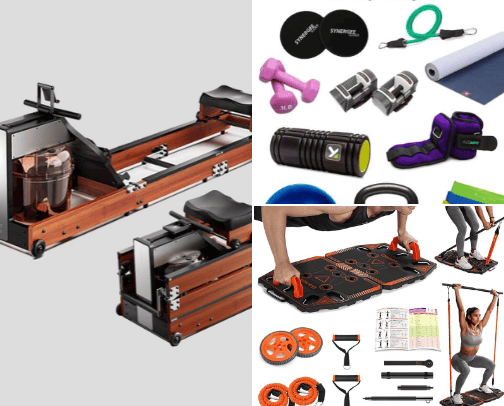 Exercise equipment 💥 cover photo collage