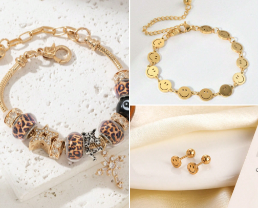 shein jewelry!! cover photo collage