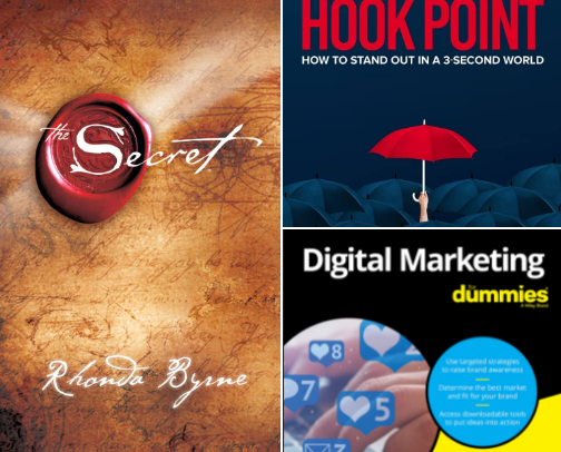 Favourite Book Recommendations For Digital Marketer Entrepreneurs cover photo collage