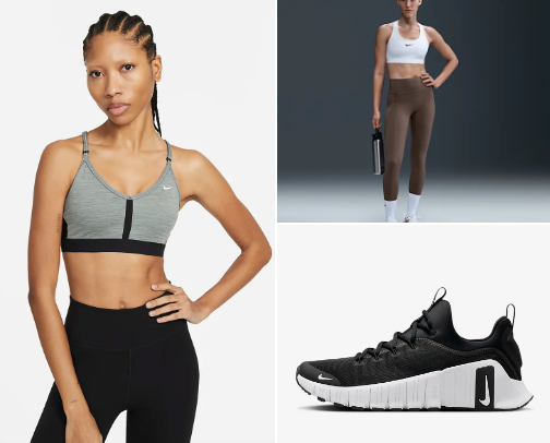 Nike Training cover photo collage