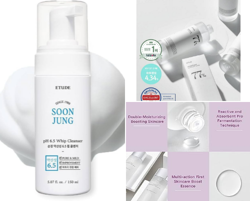 ✨ Use These Korean Skincare Products for 3 Months and Get Glass Skin 💖 ✨ cover photo collage