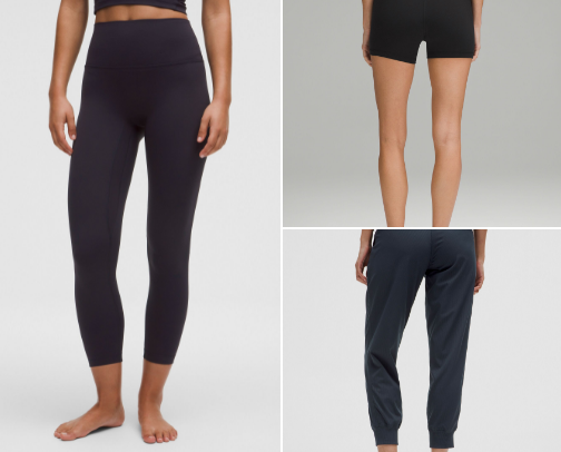 Very specific lululemon must haves cover photo collage