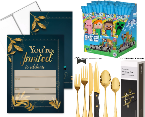 Event & Party Supplies that impress/amuse Guests cover photo collage
