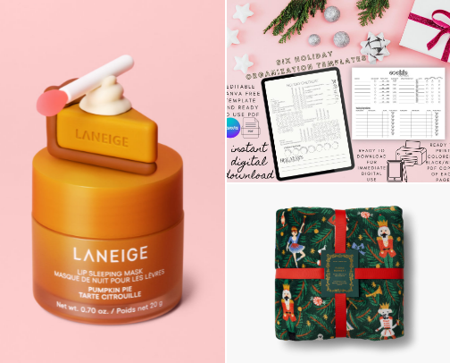 🎁stocking stuffers, burr basket & gifts🎁 cover photo collage