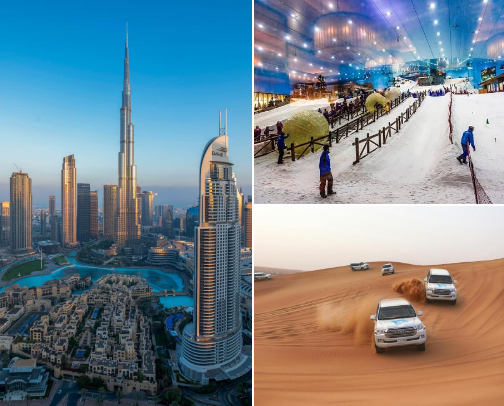 Guide to Dubai cover photo collage
