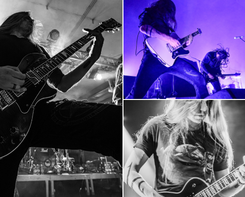 Guitars for touring session guitarists cover photo collage