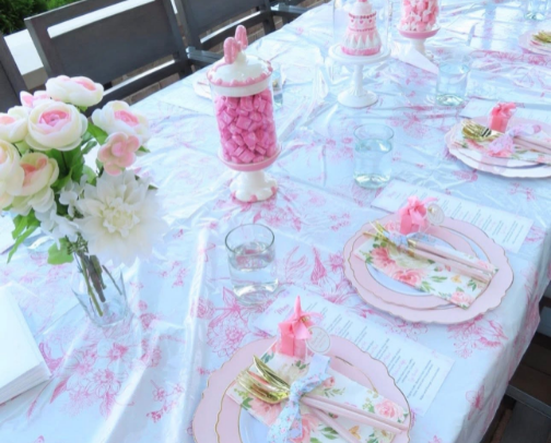Pink Brunch Table Setup 💕 Mother’s Day • Bridal Shower • Sweet 16 cover photo collage