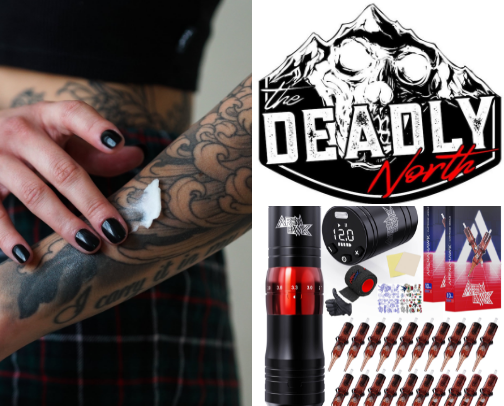 Tattoo essentials cover photo collage