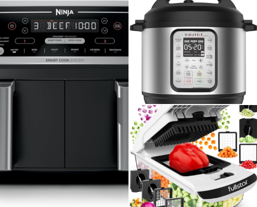 15 Amazon Kitchen Gadgets for Meal Prep & Busy Moms cover photo collage