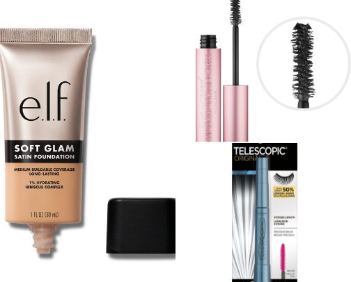 fav products for glam cover photo collage