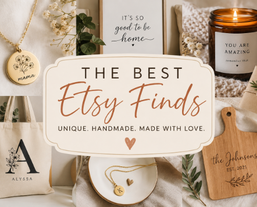 Best Etsy Gifts, Home Decor & Handmade Finds. cover photo collage