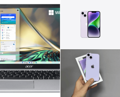TECH - My personal setup 💻📱 cover photo collage