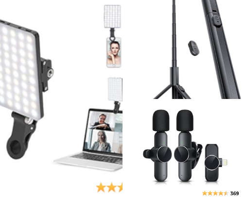 Content Creator and UGC creator  essentials! cover photo collage