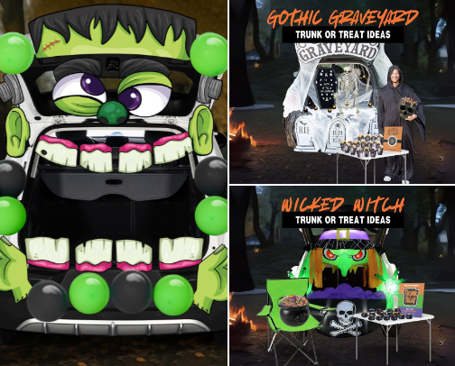 Trunk or Treat Ideas and Supplies 🎃 cover photo collage