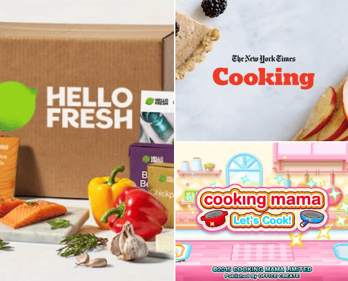 Cooking cover photo collage