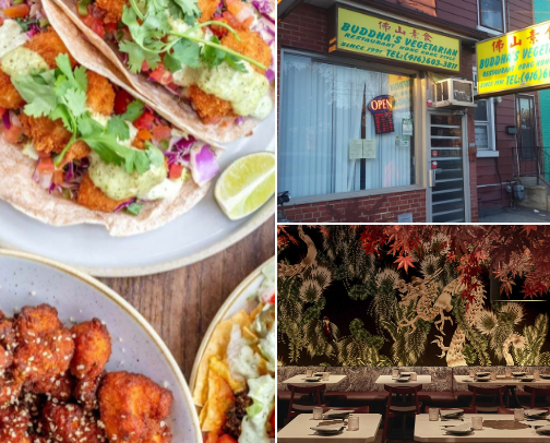 Vegan Eats in Toronto 🍟🍚👄 cover photo collage