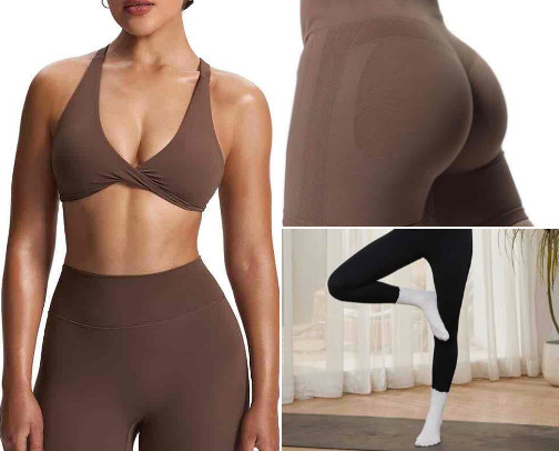 Go to gym wear & prep 🏋️‍♀️🤸‍♀️🫶🏽 cover photo collage
