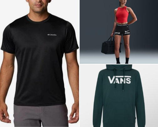 Sports wear cover photo collage
