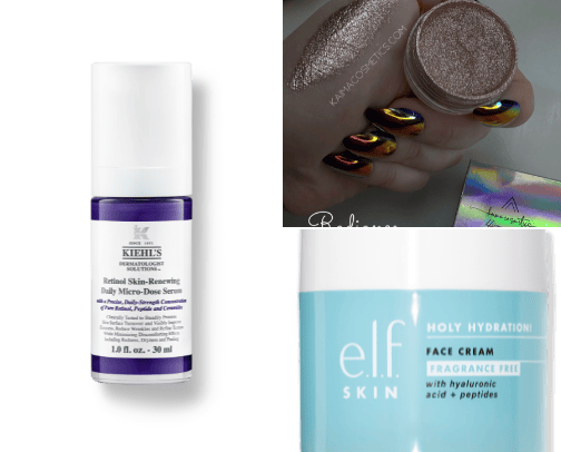Beauty kit essentials cover photo collage