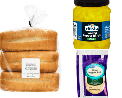 Groceries that I love eat cover photo collage
