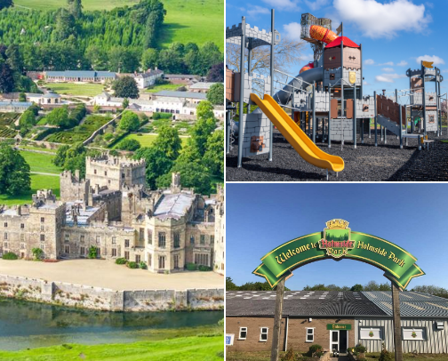 Family days out in the North East cover photo collage