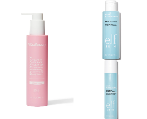 My Morning routine products cover photo collage